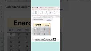 Cómo crear un calendario dinámico en Excel