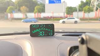 2022 New G10 Gps Hud Head Up Display Auto Electronic Accessories Speedometer Car Alarm System