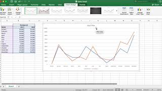 How to Create a Chart Comparing Two Sets of Data? | Excel | Tutorial screenshot 3
