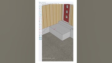Creating a round staircase in SketchUp using "Follow Me".