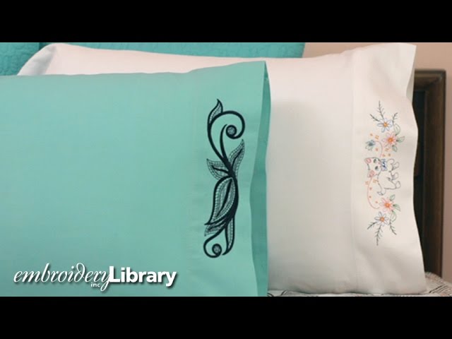 Embroidered birdhouse pillow using tissue paper + sewing machine -  Merriment Design