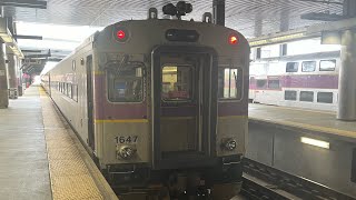 Riding MBTA Commuter Rail Fitchburg line from Wachusett to North station on April 21, 2024
