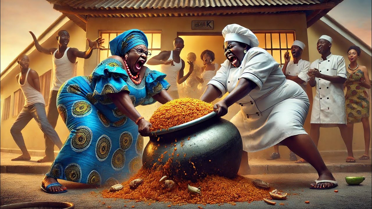 Old Cook Competes With Young Cook  Over Jollof What Happened Next Will Shock You.. 