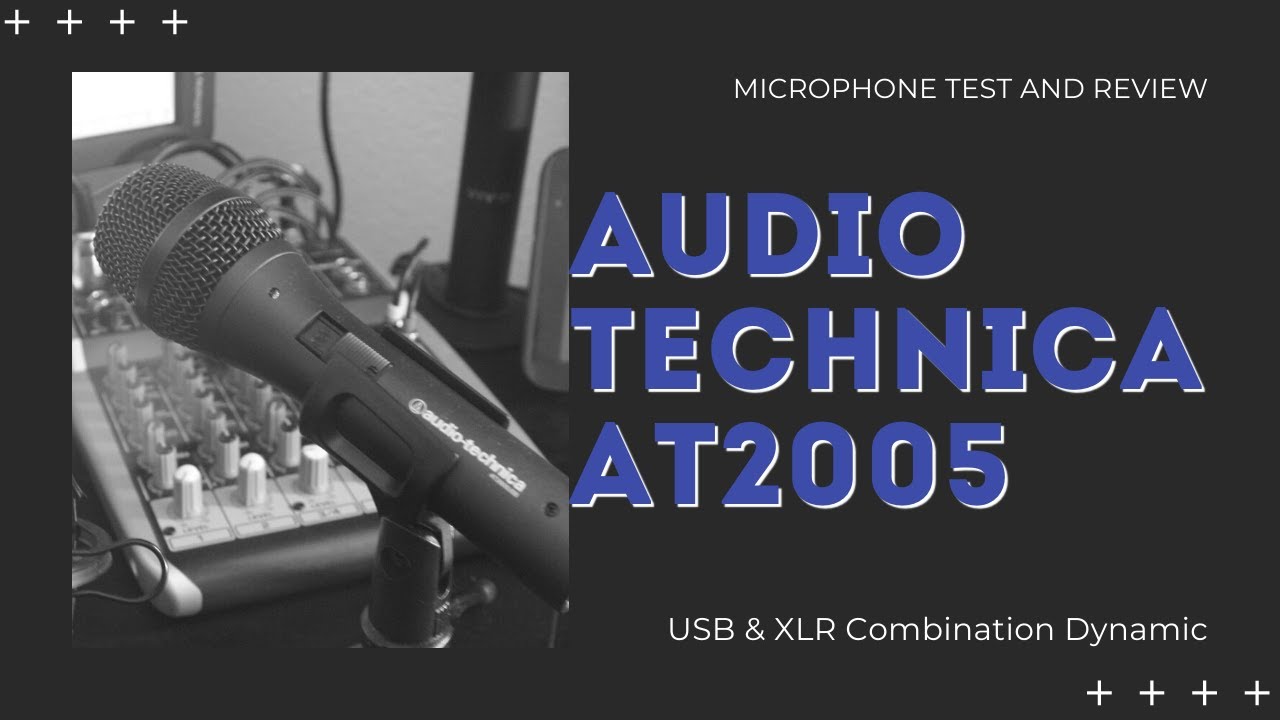 Microphone Review: Audio-Technica AT2005 XLR/USB - YouTube