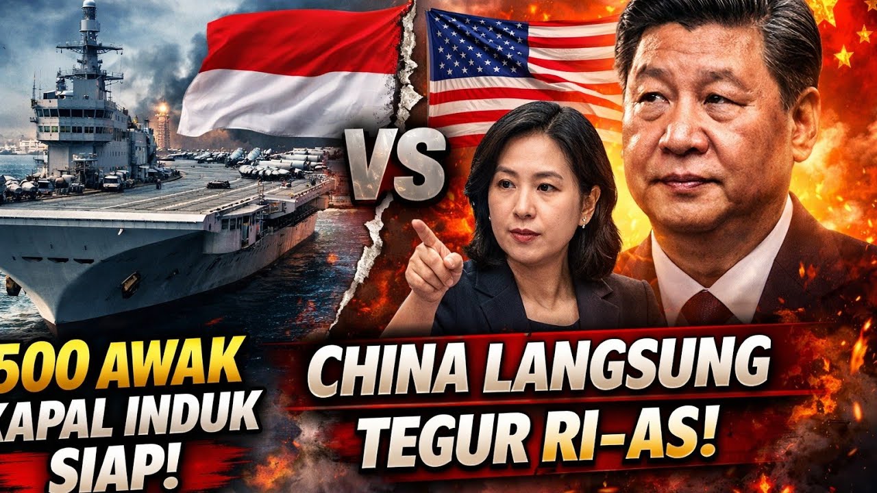 INDONESIA NAIK LEVEL! Kapal Induk 500 Awak Disiapkan — China Langsung Sorot Deal RI–AS!