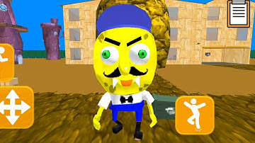 Sponge Neighbor Escape 3D - Level 14 - Gameplay