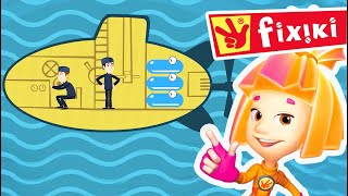 Echipa Fixiki Repar Submarinul i Acvariul  Desene Fixiki n Romn Pentru Copii