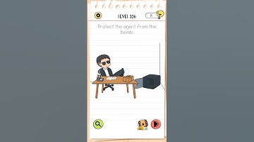 Brain test all star level 206 protect the agent