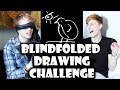 The Blindfolded Drawing Challenge! | Him &amp; Him