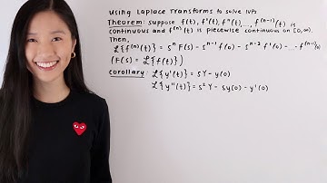Using Laplace Transforms to solve Initial Value Problems (IVPs)  | Math with Janine
