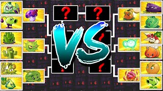 Tournament All Best Plants PvZ 2 Battlez Plant vs Plant - Who Will Win?