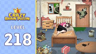 Crazy Brain Puzzle Level 218 Doomsday | Complete Walkthrough & Solutions! 🎯
