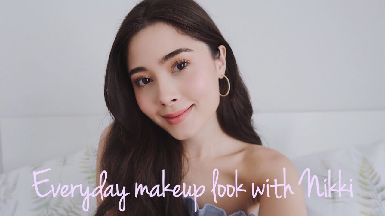 Everyday make up look with Nikki - YouTube