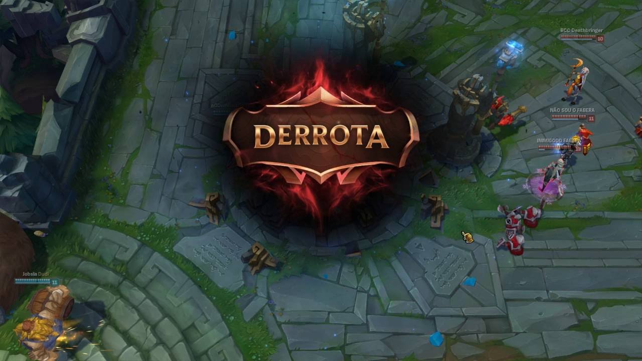 Partida de LoL sofrendo possivel drop hack - Vídeo para reporte