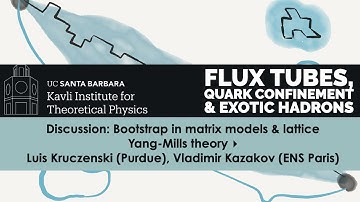 Discussion: Bootstrap in matrix models & lattice..▸ Luis Kruczenski (Purdue), Vladimir Kazakov (ENS)