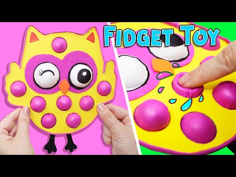 Fidget Toys DIY POP IT owl / Viral TikTok fidget toys / TikTok Compilation / How to make POP IT