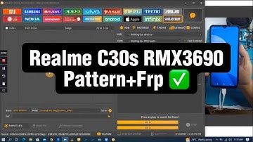 Realme C30s RMX3690 PATTERN PLUS FRP REMOVED WITH UNLOCKTOOL