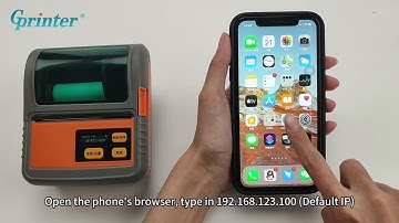 How To Connect Wi-Fi with the Moibile Printer: GP-M322 GP-M421