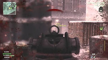 Call of Duty MW3- silenced MK14 quad feed