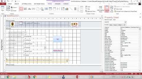 Inserting Labels | MS Access Database 24