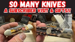 How Many Knives Did He Bring From Tennessee? A Subscriber Visit &amp; Gifts!