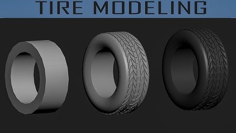 Tire Modeling | In 3ds Max Tutorial
