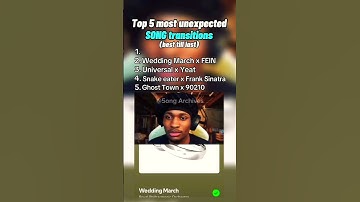 Part 6| Top 5 UNEXPECTED Song Transitions 😱🔥#fypシ  #freestyle  #rap #spotify #viralmusic #shorts