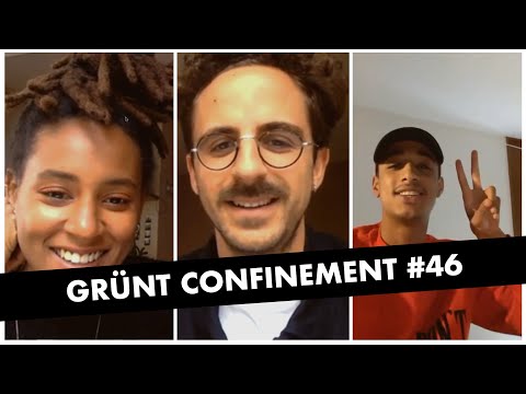 Youtube: Grünt Confinement #46 avec Slimka, Camille Diao et Christophe Payet