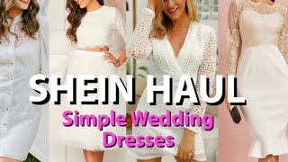 Shein wedding dresses below $30 try on haul