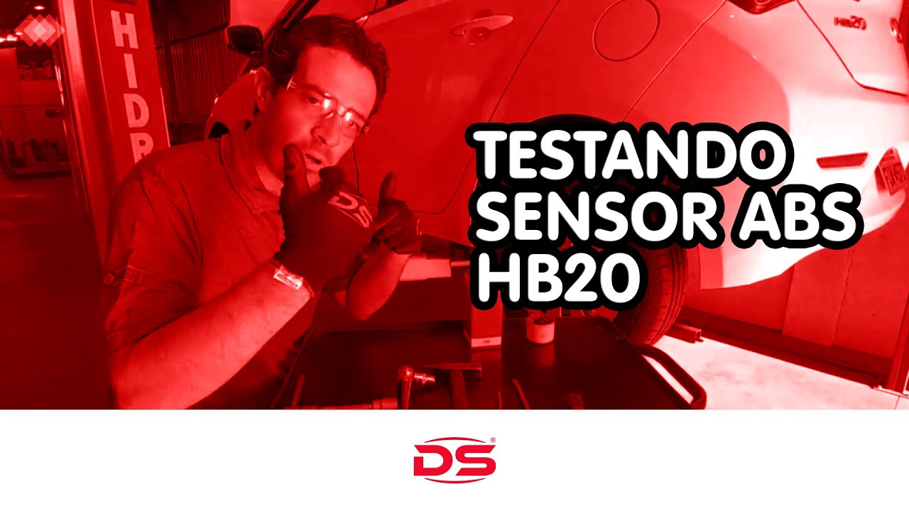 Testando Sensor ABS DS® Traseiro direto do forno no Hyundai HB20