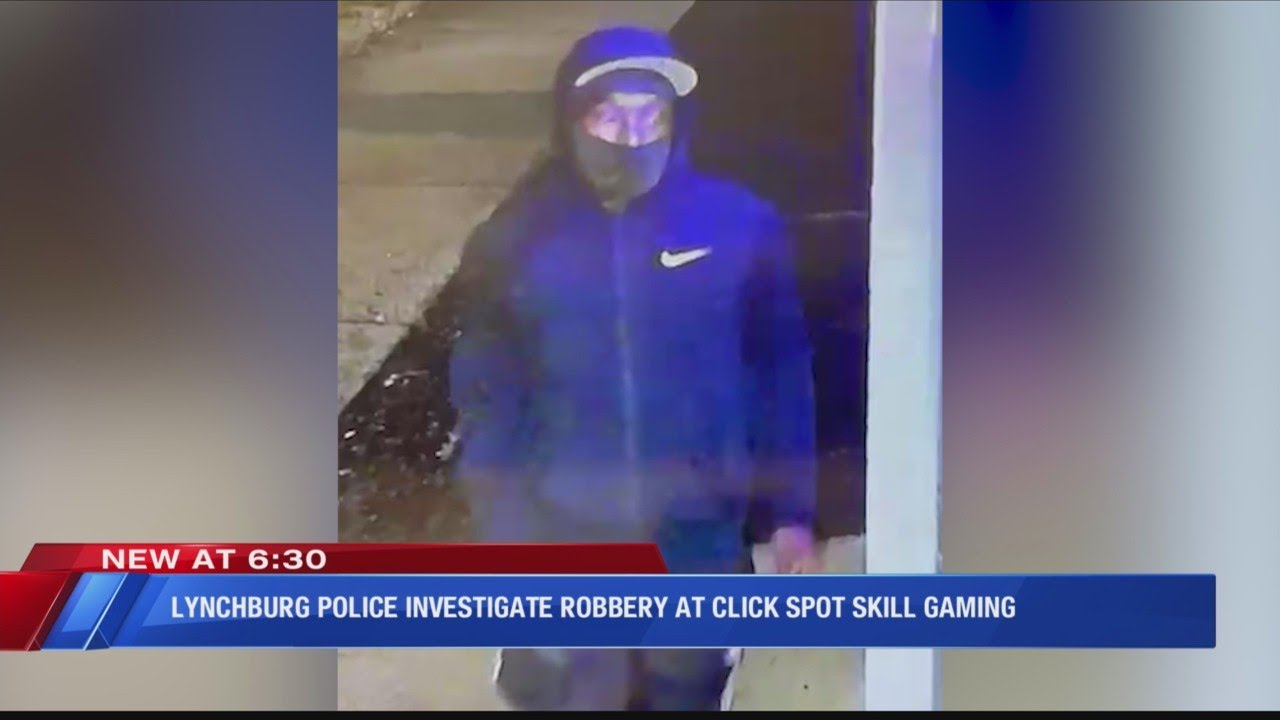Lynchburg Police investigate robbery at Click Spot Skill Gaming - YouTube
