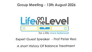 Life On The Level Support Group Meeting 15th August 2026
