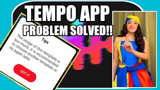 TEMPO APP TUTORIAL/HOW TO FIX TEMPO APP PROBLEM screenshot 3