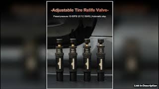 4pcs Adjustable AutoStop Tire Deflator Valve Kit 1030 PSIScrewon Tyre Air Down Tool for Vehicles Mo