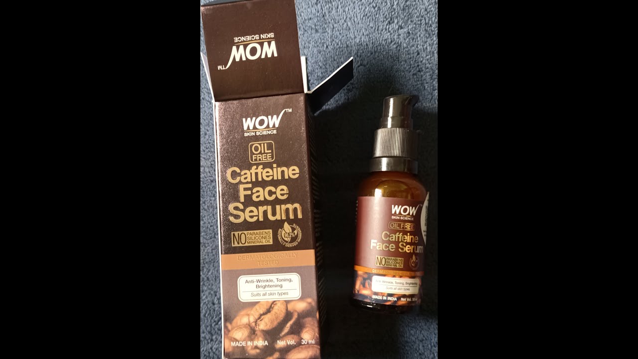 wow skin science caffeine face serum 