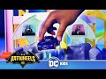 Bam &amp; Batwing&#39;s Shrink Ray Showdown! | Batwheels Toy Adventures | @dckids