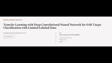 Transfer Learning with Deep Convolutional Neural Network for SAR Target Classificatio... | RTCL.TV