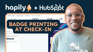 Print Event Badges On the Spot at Check-In | hapily
