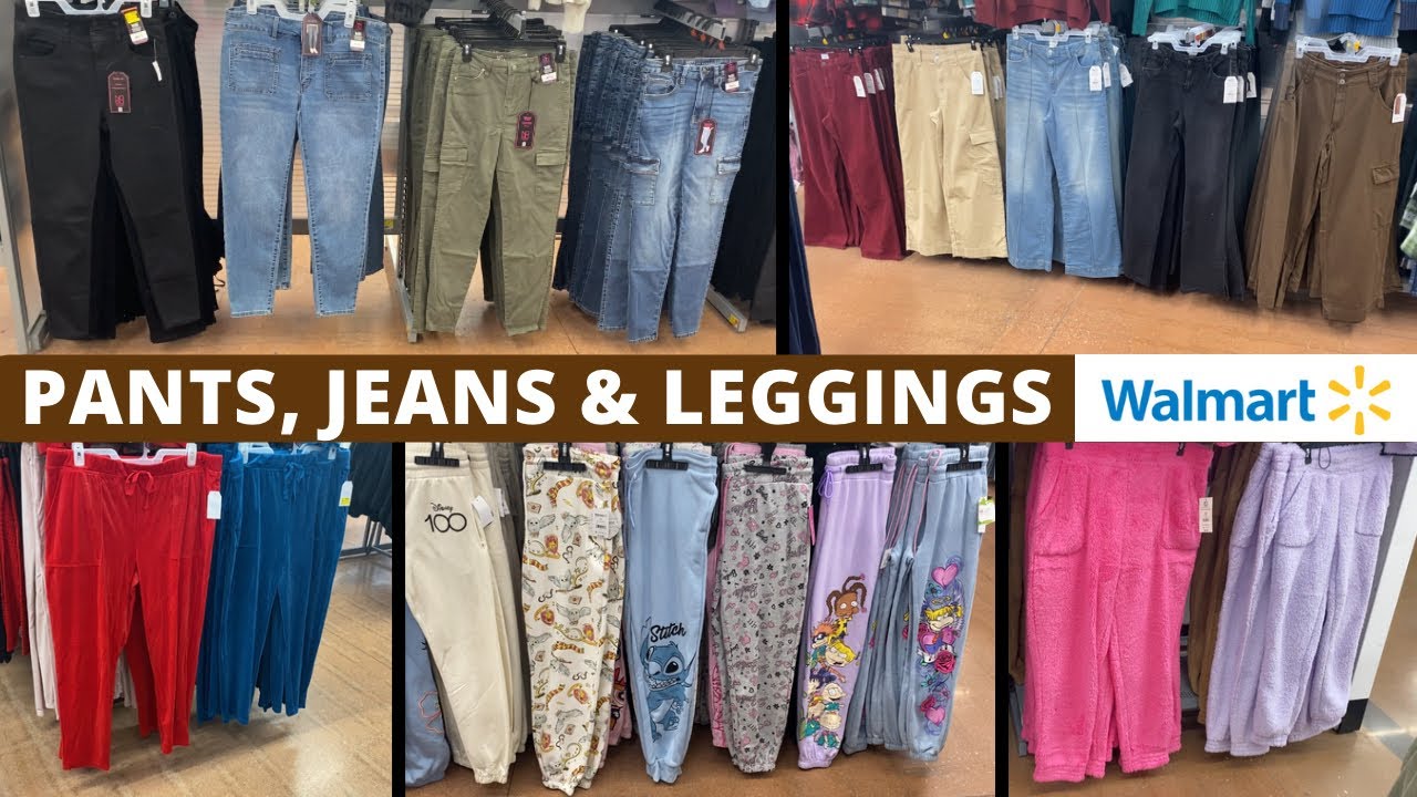 😍ALL OF THE WOMEN'S PANTS, JEANS, LEGGINGS, JOGGERS & SKIRTS AT WALMART‼️ WALMART WOMEN'S CLOTHES 