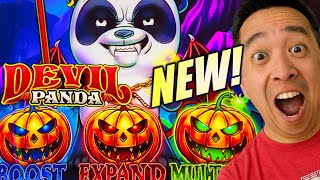 ★NEW SLOT!★ PUMPKIN POWER!!! 🎃 DEVIL PANDA Slot Machine (ARUZE GAMING) screenshot 1