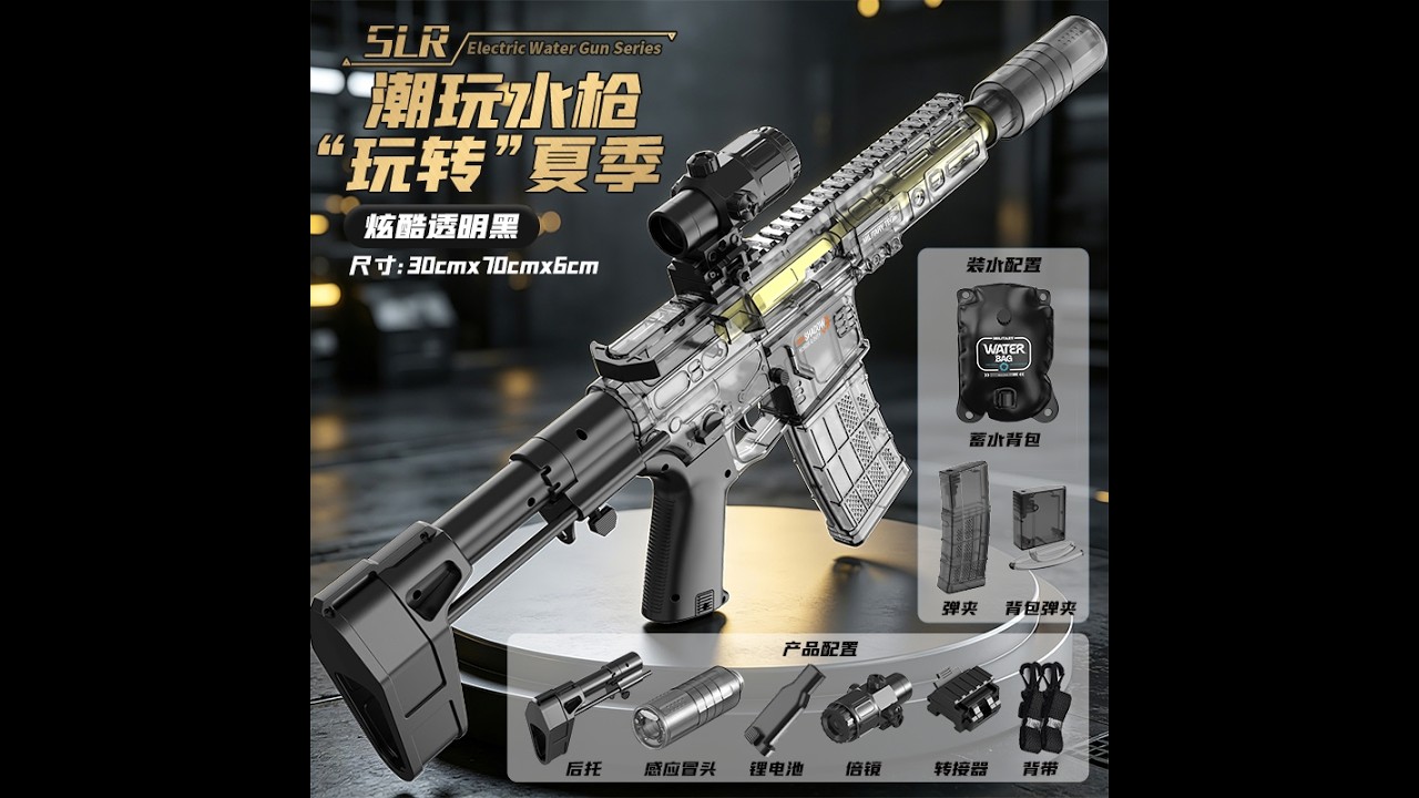 【炙哥】今夏最酷玩具 SLR 電動水槍 縮圖