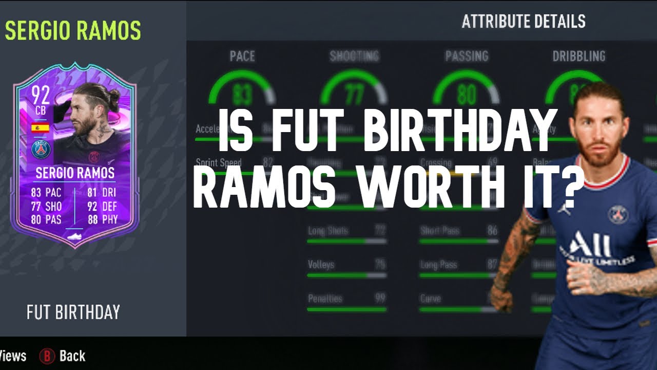 FIFA 22 - 92 FUT BIRTHDAY RAMOS PLAYER REVIEW - IS HE WORTH IT?