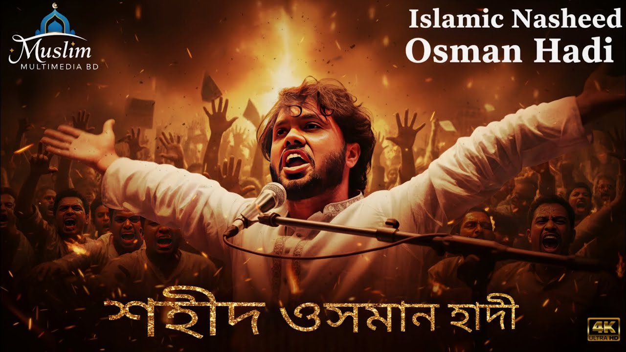 রক্তে রাঙা রাজপথ: শহীদ ওসমান হাদী স্মরণে হৃদয়স্পর্শী নতুন গজল | New Nasheed 2026 | 