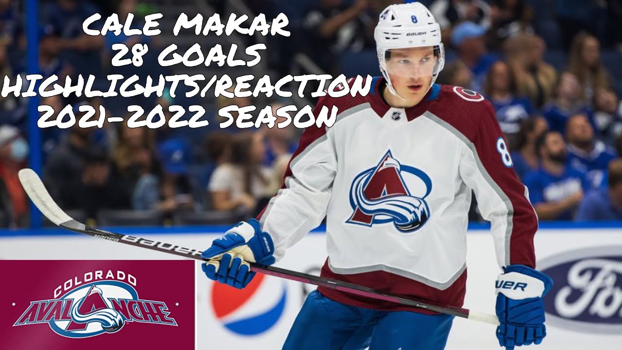 Cale Makar Highlights Reaction All 28 Goals 21 22 Youtube 