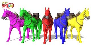 Learn Colors With Horses || ChuChu Super Kids screenshot 1