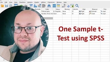 Simple and Quick way of Conducting a One Sample T Test