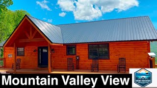 Most Amazing Views Of  The Smoky’s From This New  Cabin Mountain Valley View 5 Bed/5.5Baths