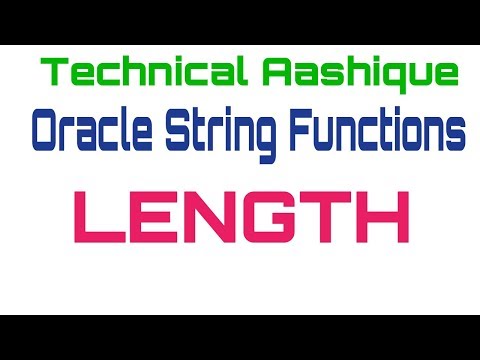 length Functions in Oracle string functions