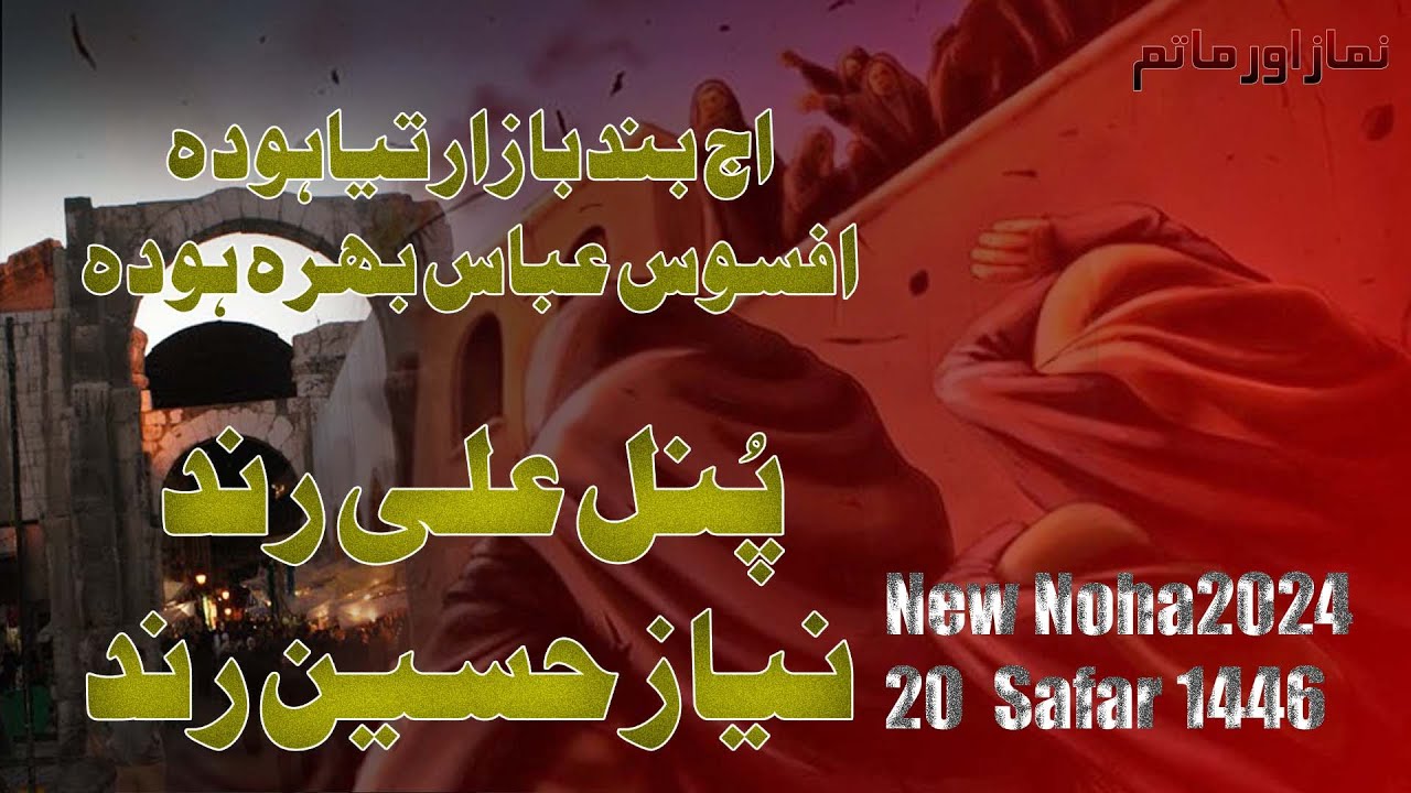 Afsos Abbas Bhira Ho Da | Punal Ali Rind | New Nohay 2024 - YouTube