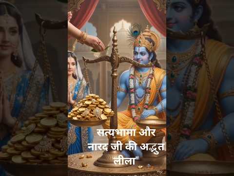 एक तुलसी का पत्ता बना श्रीकृष्ण से मिलने का कारण 😱  "#viralvideo #sorts #krishna
